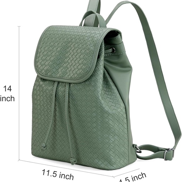 Montana West Backpack Purse Woven Pattern Daypack Casual Bag for Women - Picture 7 of 8